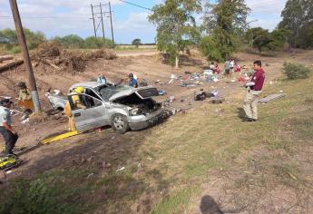 Volcadura en la Clayton deja cuarto mujeres lesionadas