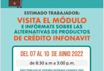 Invita a Expo Pabellón de vivienda Infonavit - Canadevi 2022 y Feria de Soluciones y de Crédito