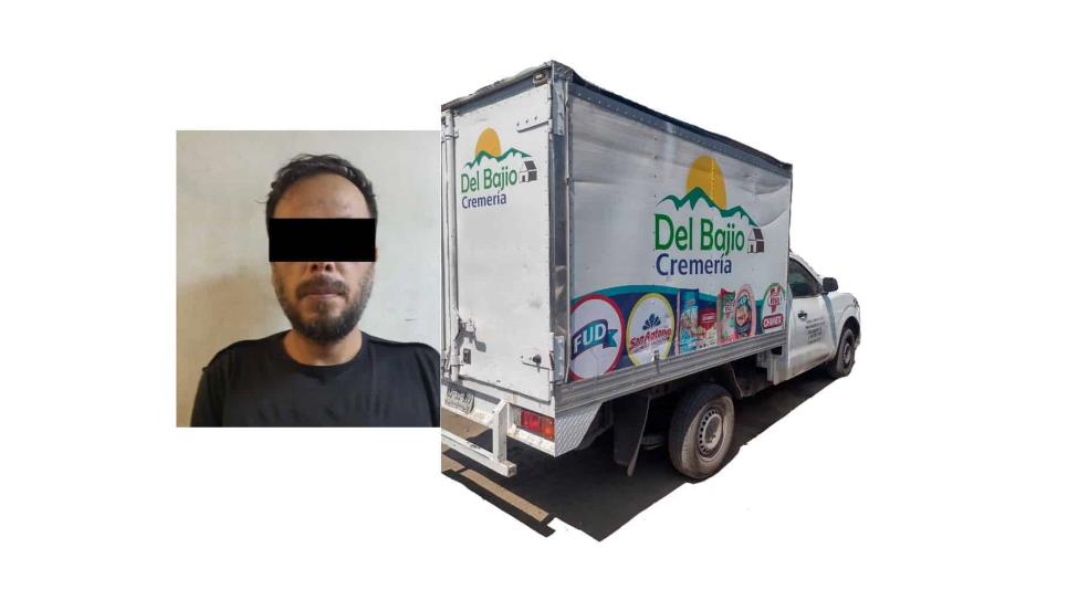 Roban camioneta cargada con productos lácteos, en Mazatlán; el responsable fue detenido