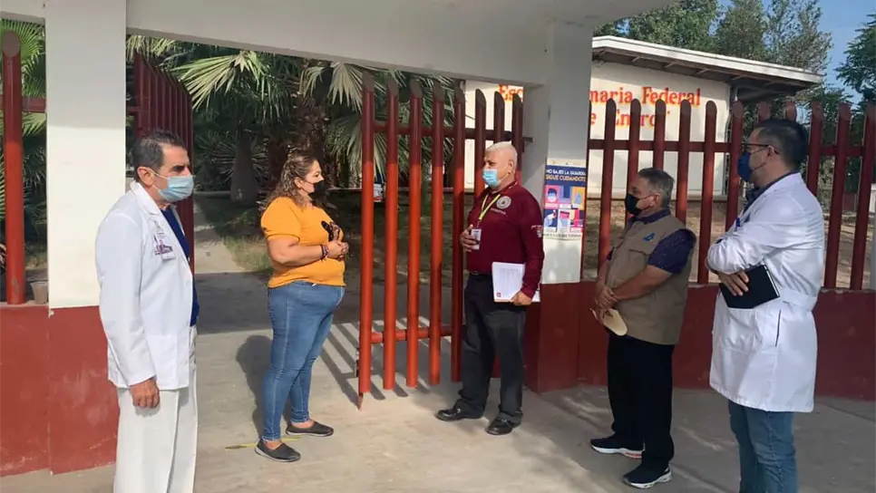 Coepriss verifica condiciones de escuelas consideradas albergues en Guasave