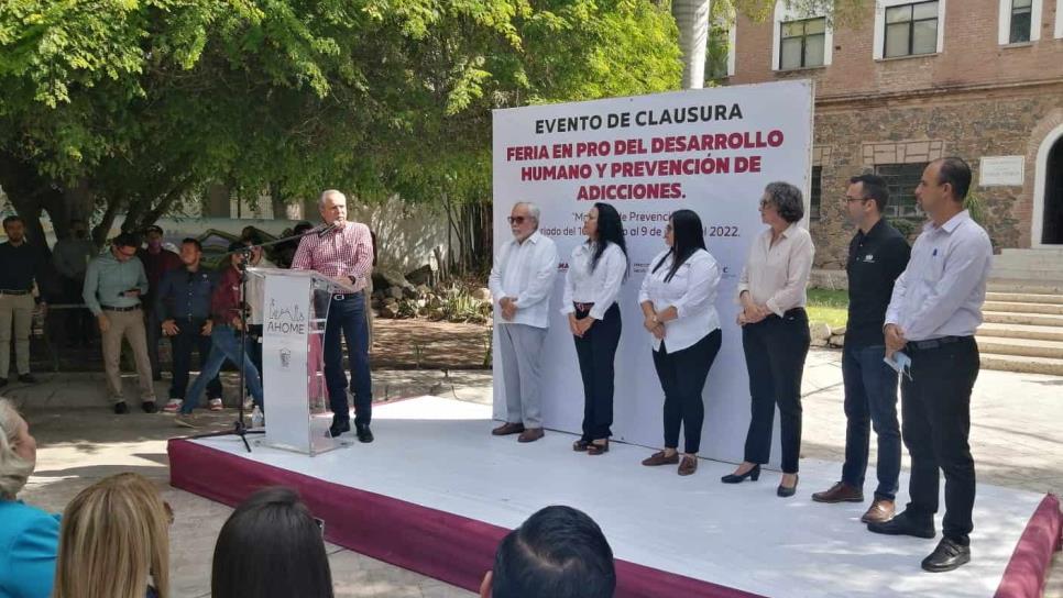 Clausuran en Ahome la Feria en Pro del Desarrollo Humano y Prevención de Adicciones