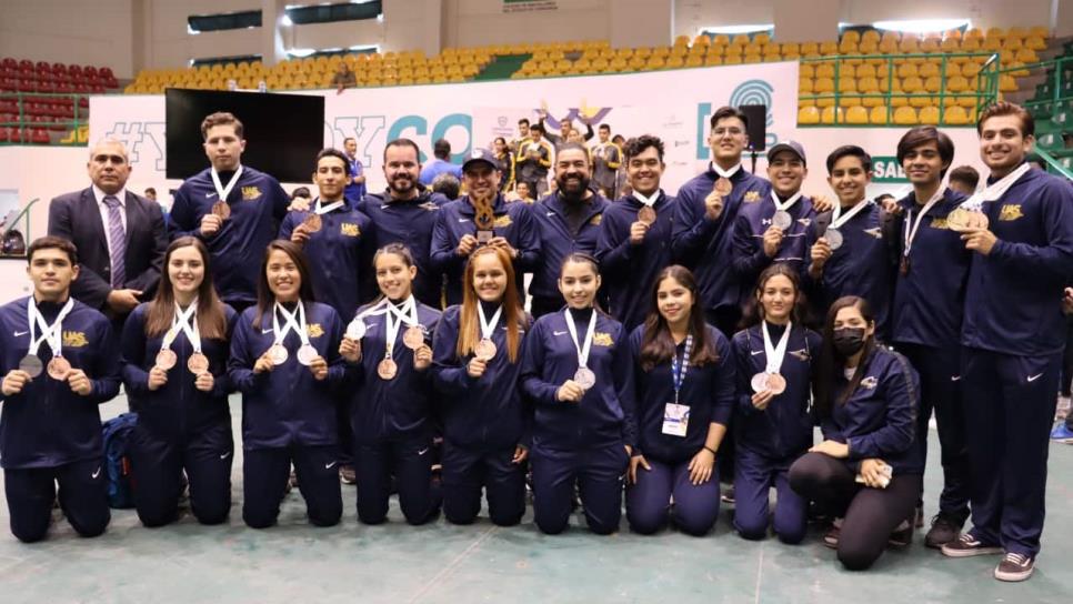 UAS, tercer lugar en medallero de la Universiada Nacional