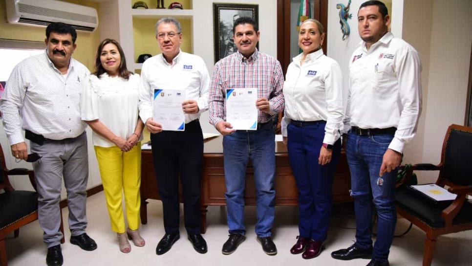 Ayuntamiento de Salvador Alvarado firma convenio de colaboración con la CEDH Sinaloa