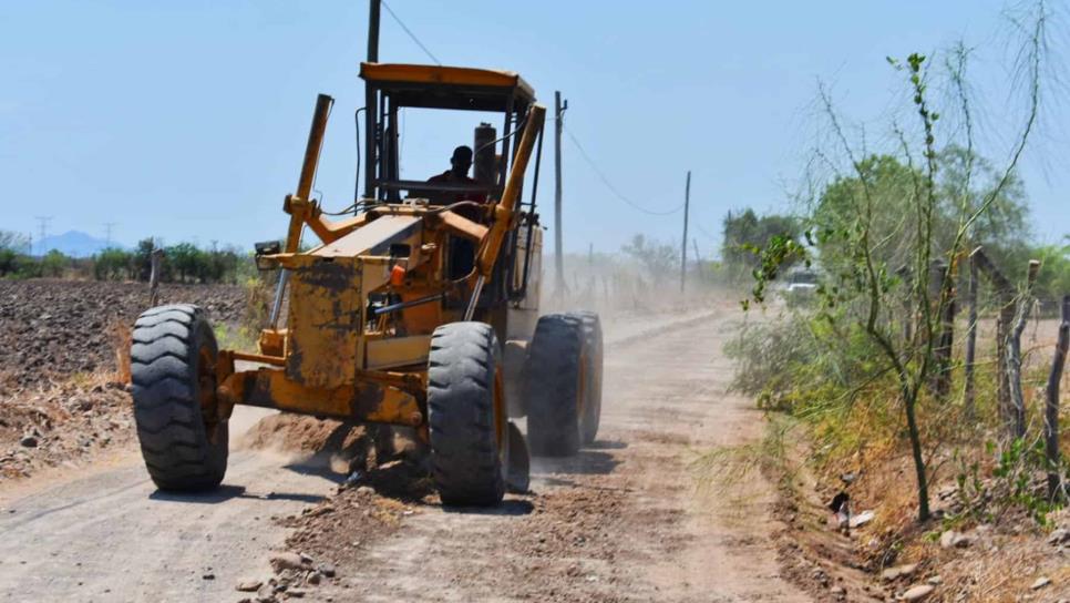 Inicia periodo de rehabilitación de caminos rurales en Mocorito