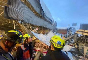 Colapsa techo de supermercado en Mixcoac, Ciudad de México