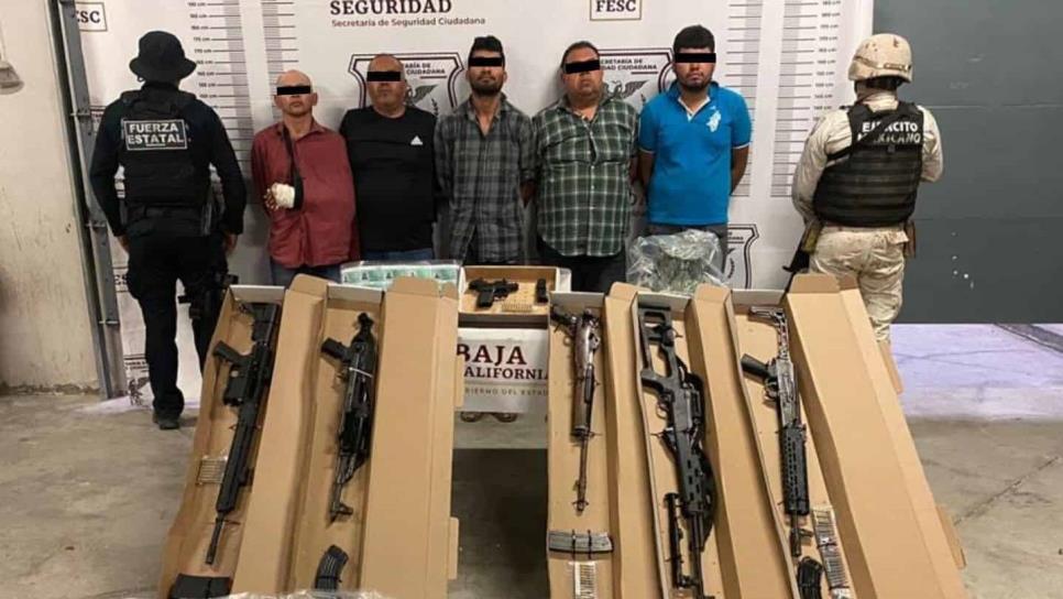 Detienen a joven de Culiacán en convoy de gatilleros, en Tijuana