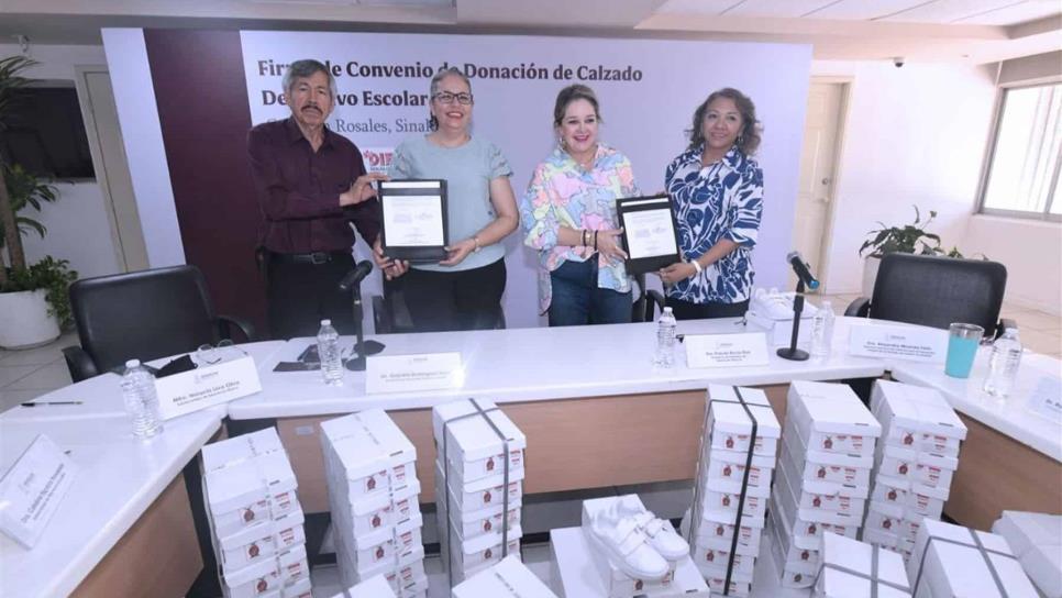 DIF Sinaloa distribuirá calzado deportivo donado por SEPyC