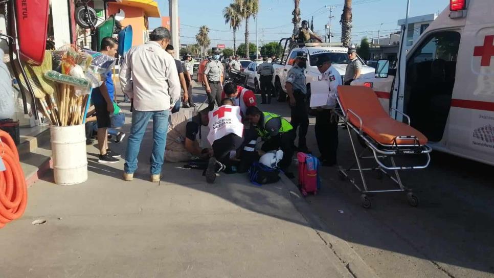 Dos niños lesionados tras ser embestidos en moto cuando los llevaban a la escuela