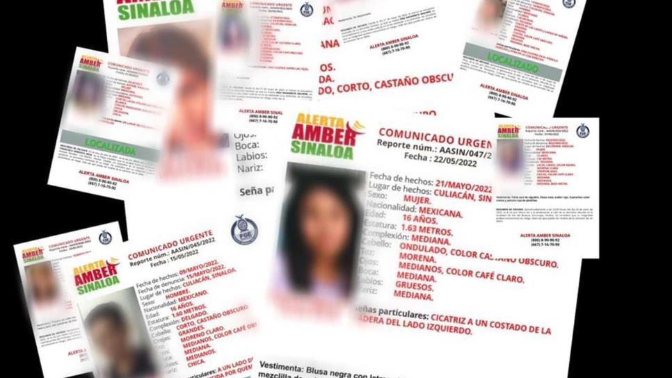 La FGJE de Sinaloa activó 50 alertas de menores desaparecidos de enero a la fecha