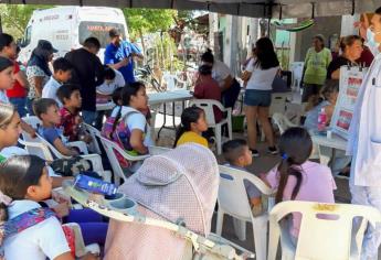 Ayuntamiento de El Fuerte realizó con éxito feria de la salud en El Arroyo de los Armenta