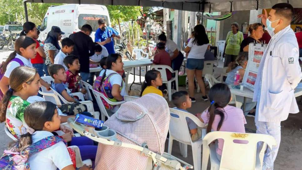 Ayuntamiento de El Fuerte realizó con éxito feria de la salud en El Arroyo de los Armenta