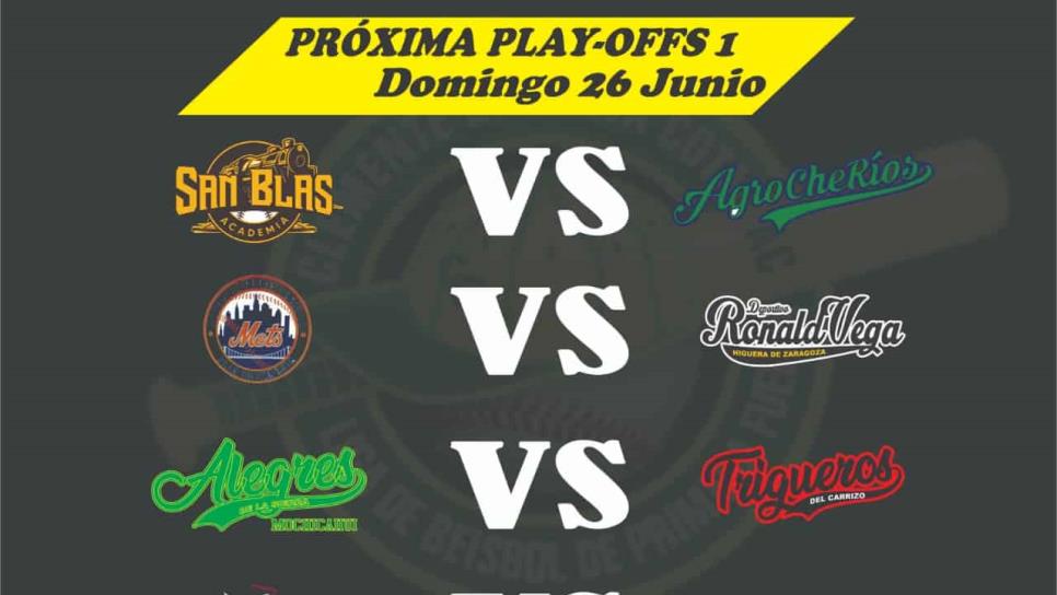 Listos los playoffs en la Liga Clemente Grijalva