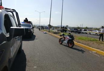 Accidente de motos deja a un hombre sin vida en el sector Barrancos, en Culiacán