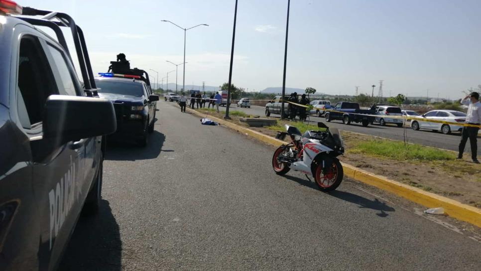 Accidente de motos deja a un hombre sin vida en el sector Barrancos, en Culiacán