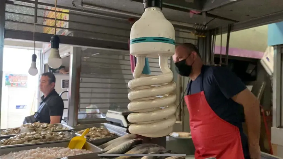 Los comerciantes y la ciudadanía en general se han visto afectados por los constantes apagones. FOTO: Luz Noticias.