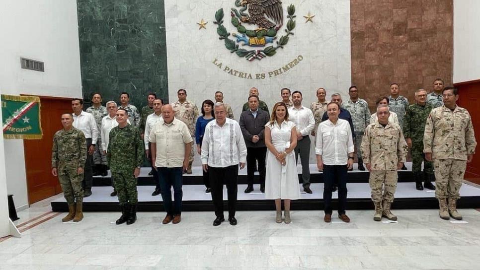 Encabeza Rocha Moya reunión de seguridad en Mazatlán