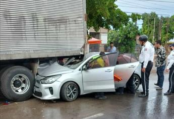 Una persona lesionada en accidente sobre la «Mochis-Topo»