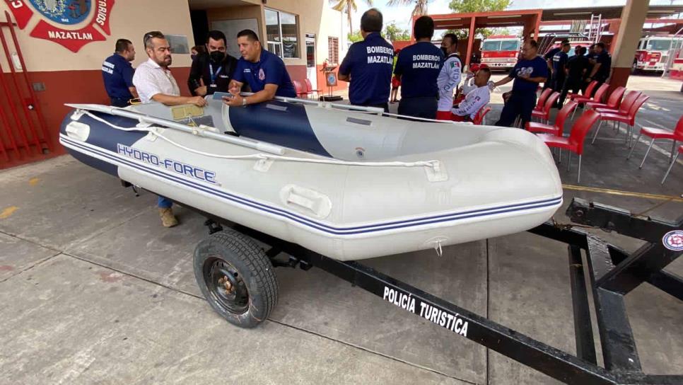 Listos bomberos Mazatlán para posibles inundaciones durante lluvias