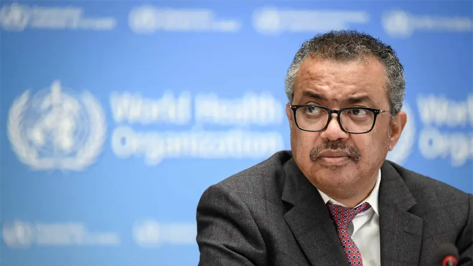 Tedros Adhanom Ghebreyessus, Director General de la OMS. FOTO: EFE.