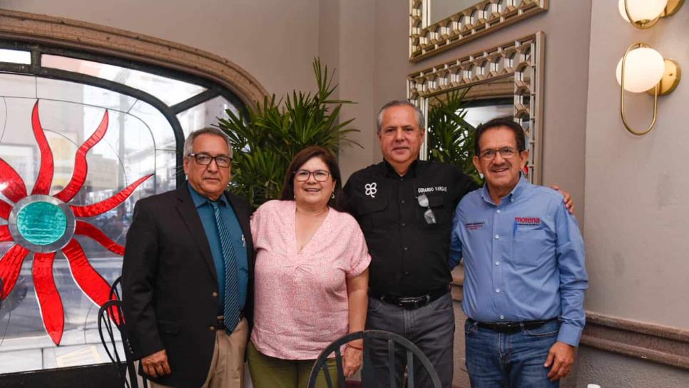 Gerardo Vargas estrecha lazos con Imelda Castro y Ambrosio Chávez