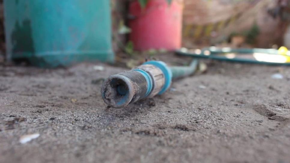 Sin agua El Fuerte por limpieza de colector principal