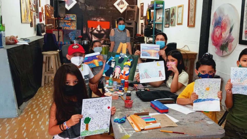 ¿Te gustan las bellas artes? Colectivo Cuadro III invita a sus talleres de verano para niños