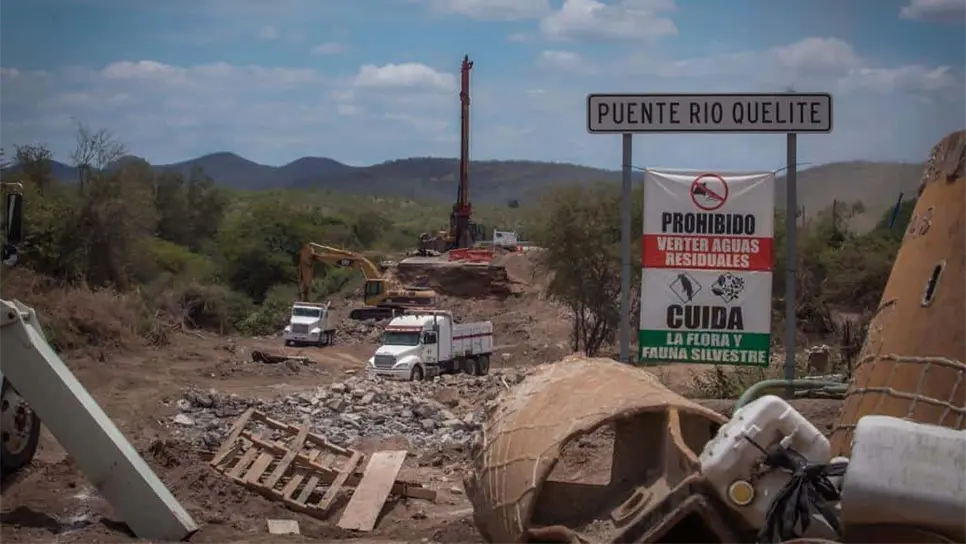 Sólo una tormenta que sucede cada mil años podrá derrumbar el puente de El Quelite: Zavala
