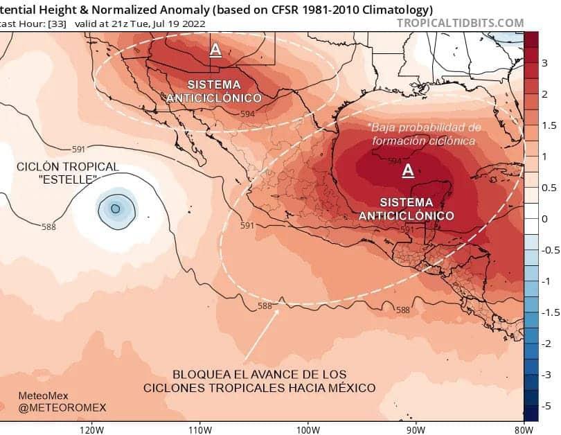 ¿Por qué los ciclones se desvían de México?