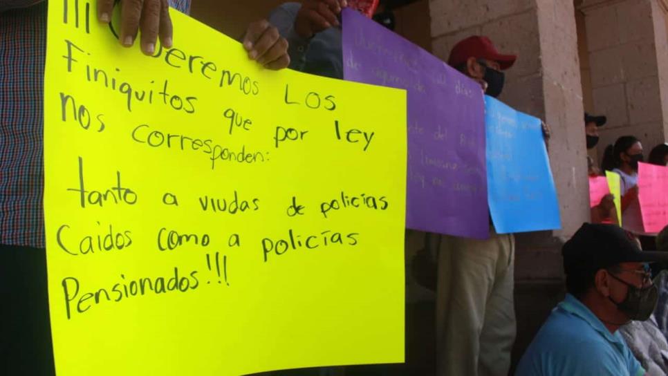 Se unen viudas de policías, al igual que en Culiacán, en busca de homologación de pensión