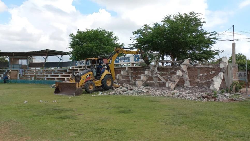 «Out» contra el beisbol de Ahome: destruyen estadio del tricampeón Astros