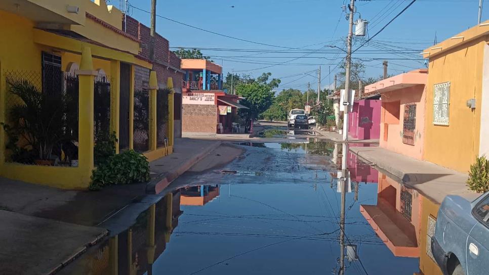 Vecinos de Villa Unión denuncian fuga de aguas negras; temen por su salud