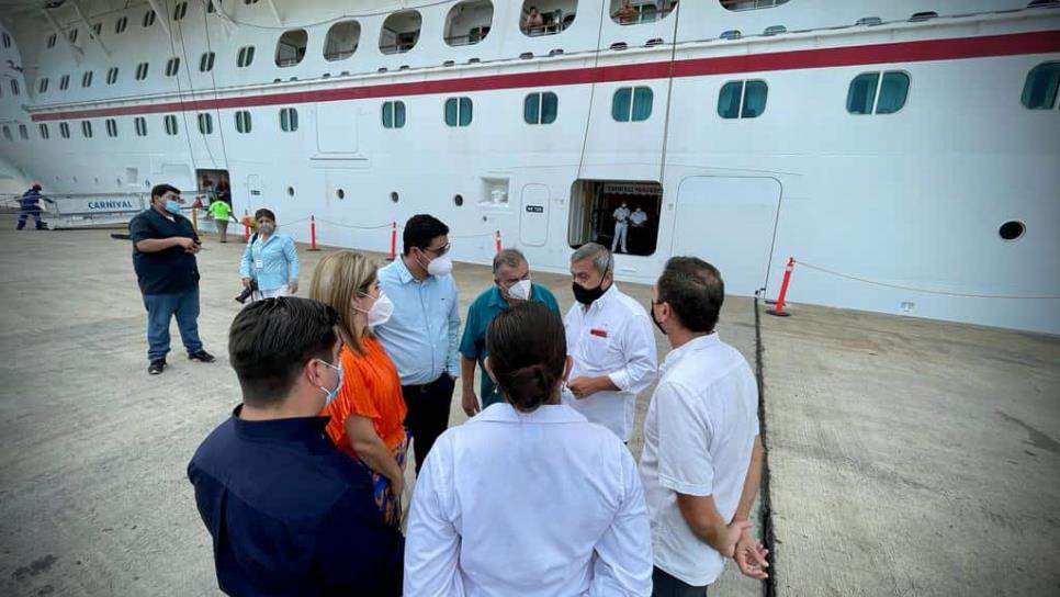 Crucero «Carnival Panorama» llega a Mazatlán con 6 pasajeros infectados de Covid-19