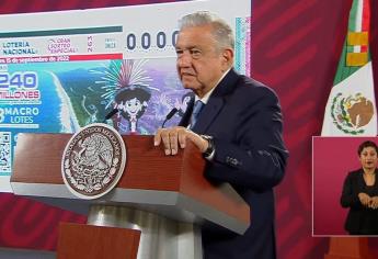 AMLO le ofrece a empresarios de Sinaloa cachitos de Lotería