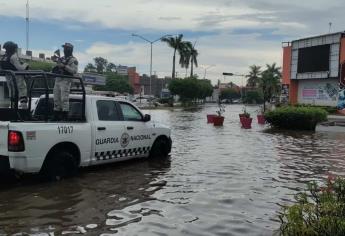 Se inunda Guasave: llueven 108 milímetros, colapsa el techo del Hospital General