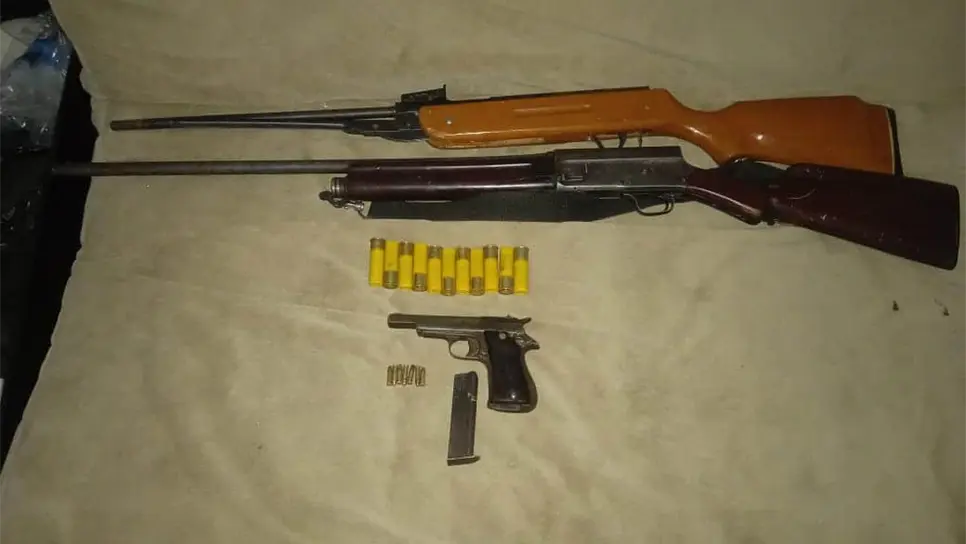 Vinculan a proceso a dos choicenses por el delito de portación de arma de fuego