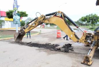 Dan banderazo de inicio a trabajos de bacheo asfáltico en Sinaloa de Leyva