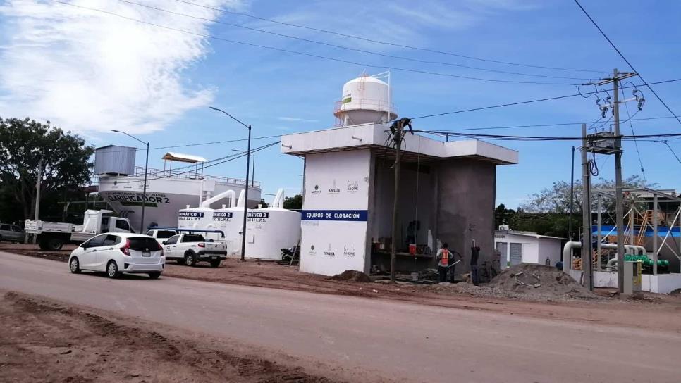 Ultiman detalles para opere nueva planta potabilizadora del ejido Benito Juárez en Ahome