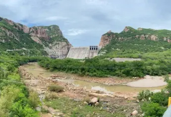 Presas de Sinaloa alcanzan el 7.6% de su capacidad gracias a lluvias en la sierra