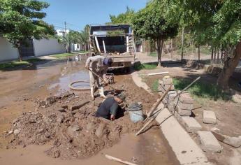 Fugas dejan sin agua potable a comunidades rurales en Ahome