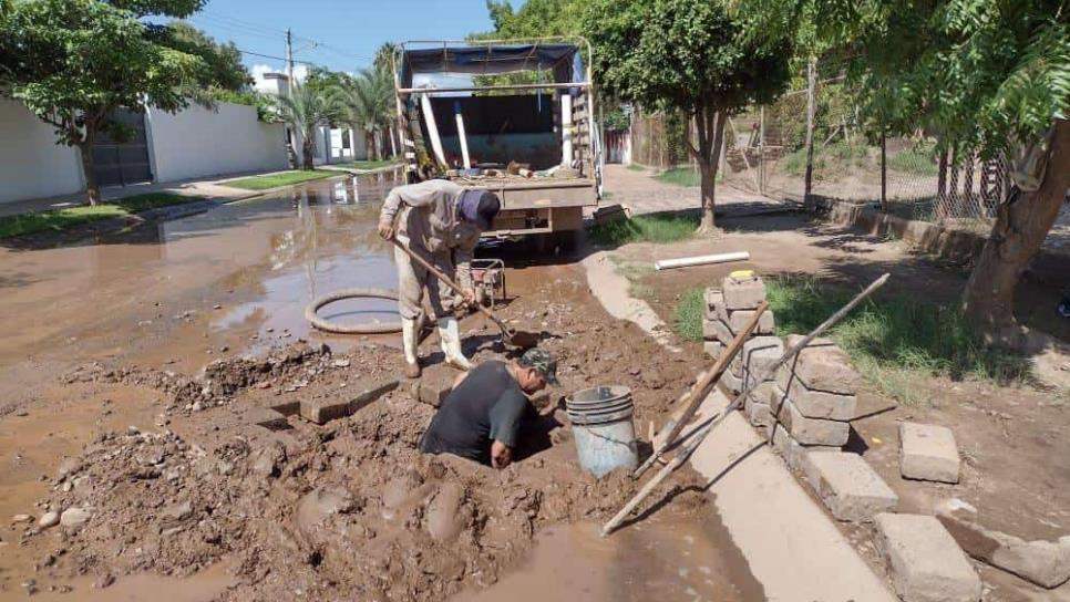 Fugas dejan sin agua potable a comunidades rurales en Ahome