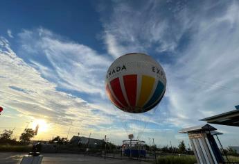 ¡Vive la experiencia de volar! Plaza Explanada inaugura globo aerostático en Culiacán