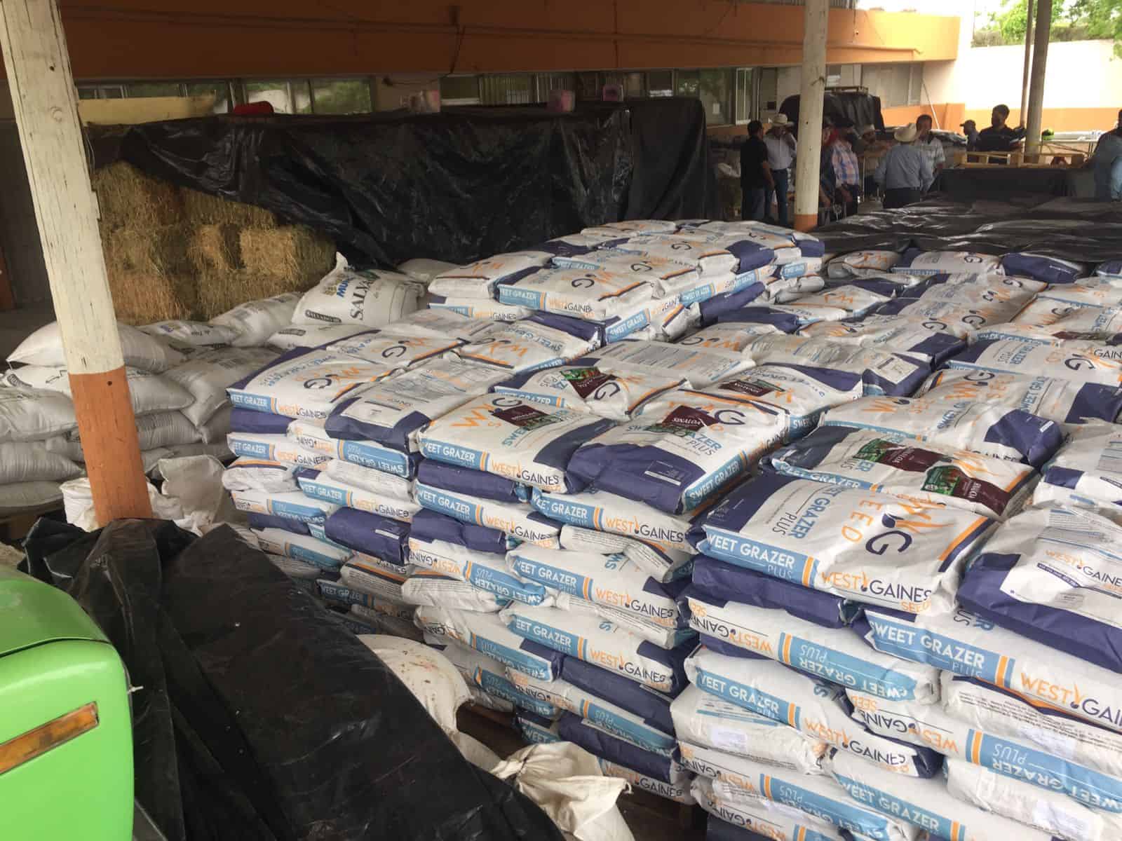 Entregan a ganaderos del sur de Sinaloa semilla de forraje