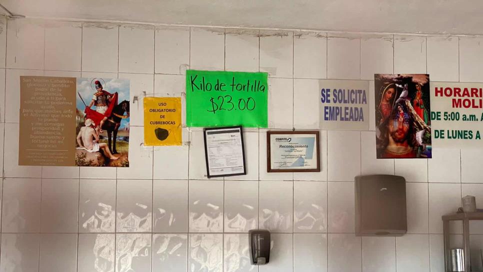 Este lunes regresa el kilo de tortillas a 23 pesos; tortillerías deben modificar sus precios