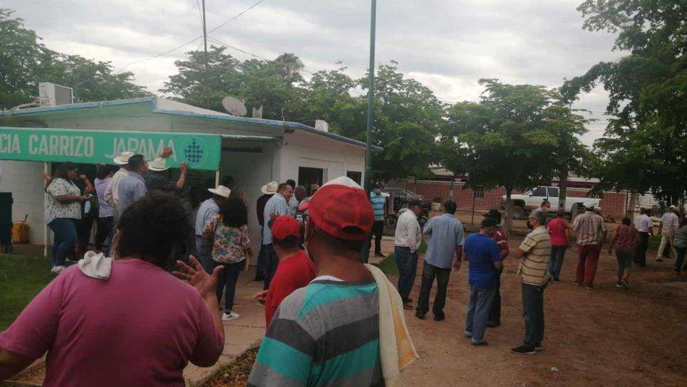 Habitantes de El Carrizo se manifiestan contra la JAPAMA por fallas en servicio