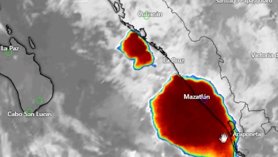 Alertan por dos tormentas de formación rápida en el centro y sur de Sinaloa