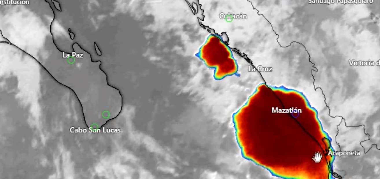 Alertan por dos tormentas de formación rápida en el centro y sur de Sinaloa
