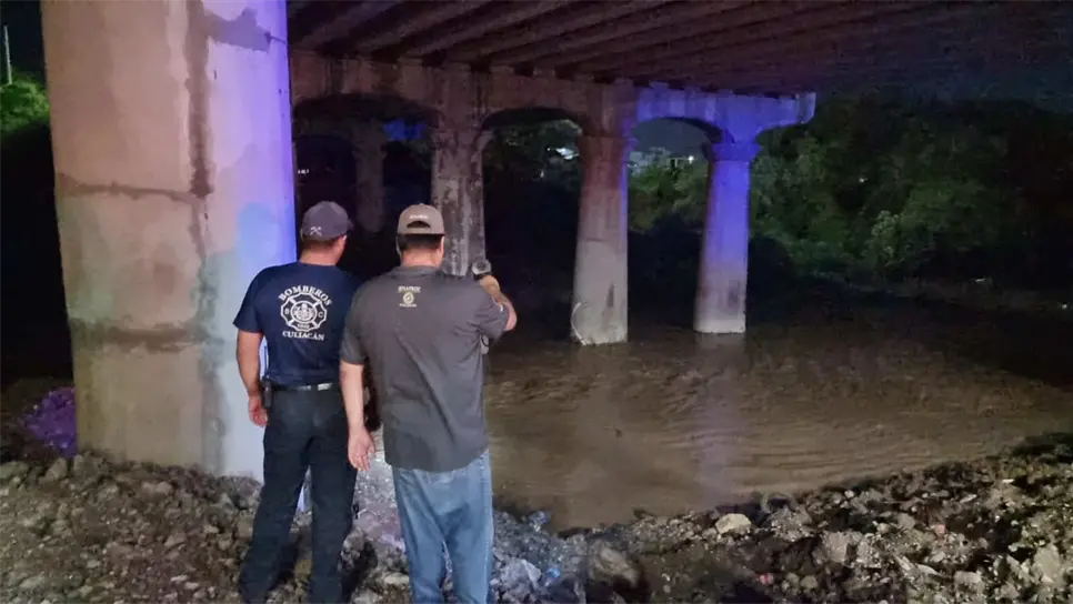 Desaparece un hombre al cruzar un arroyo en Culiacán