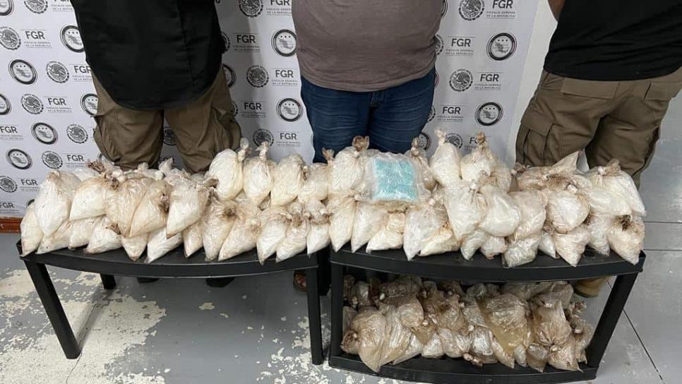 Prisión preventiva a hombre que le encontraron 45 kilos de cristal y miles de pastillas M-30