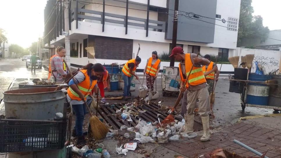 Lluvias dejan 16 toneladas de basura en Mazatlán