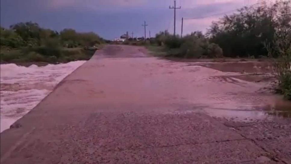 Lluvias desbordan el río Elota; dos pueblos incomunicadas